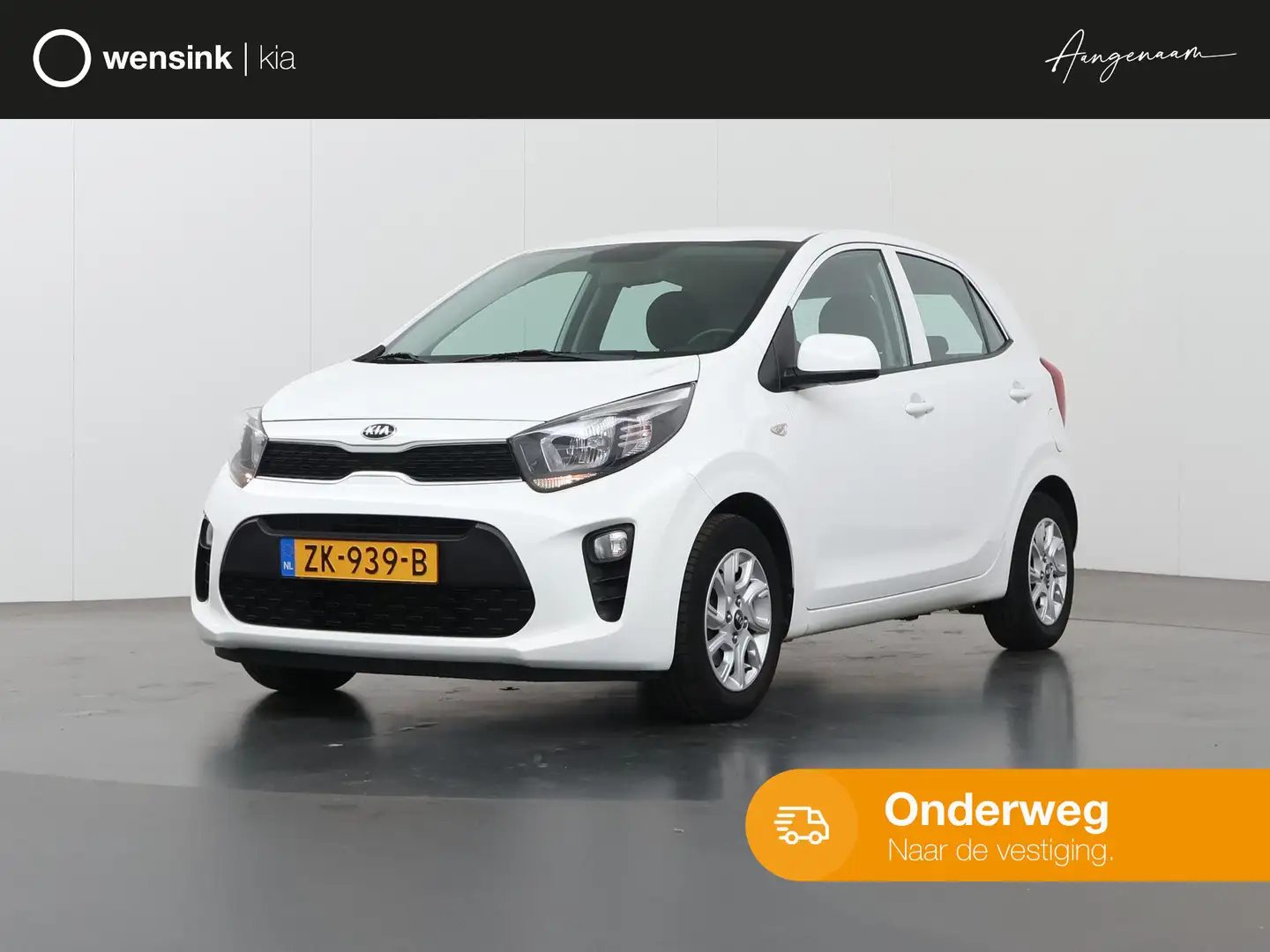 Kia Picanto 1.0 MPi DynamicLine | Navigatie | Parkeercamera | Wit - 1