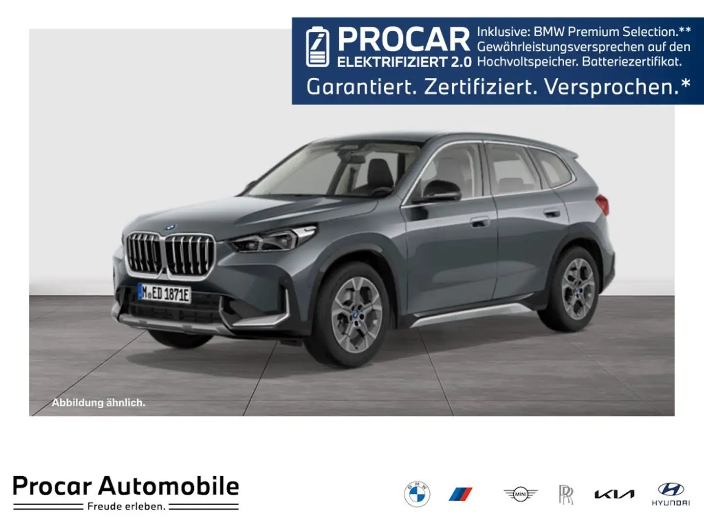 BMW iX1 xDrive30  xLine HuD DA Prof. H/K PA+ DAB Grau - 1