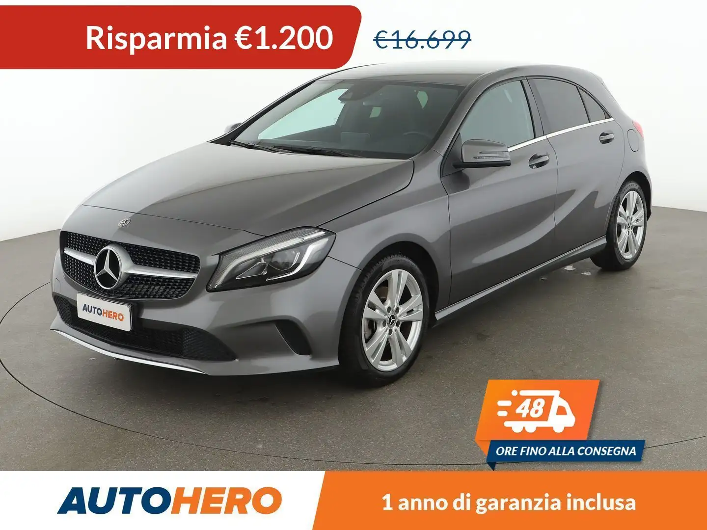 Mercedes-Benz A 180 A 180 Sport Grigio - 1