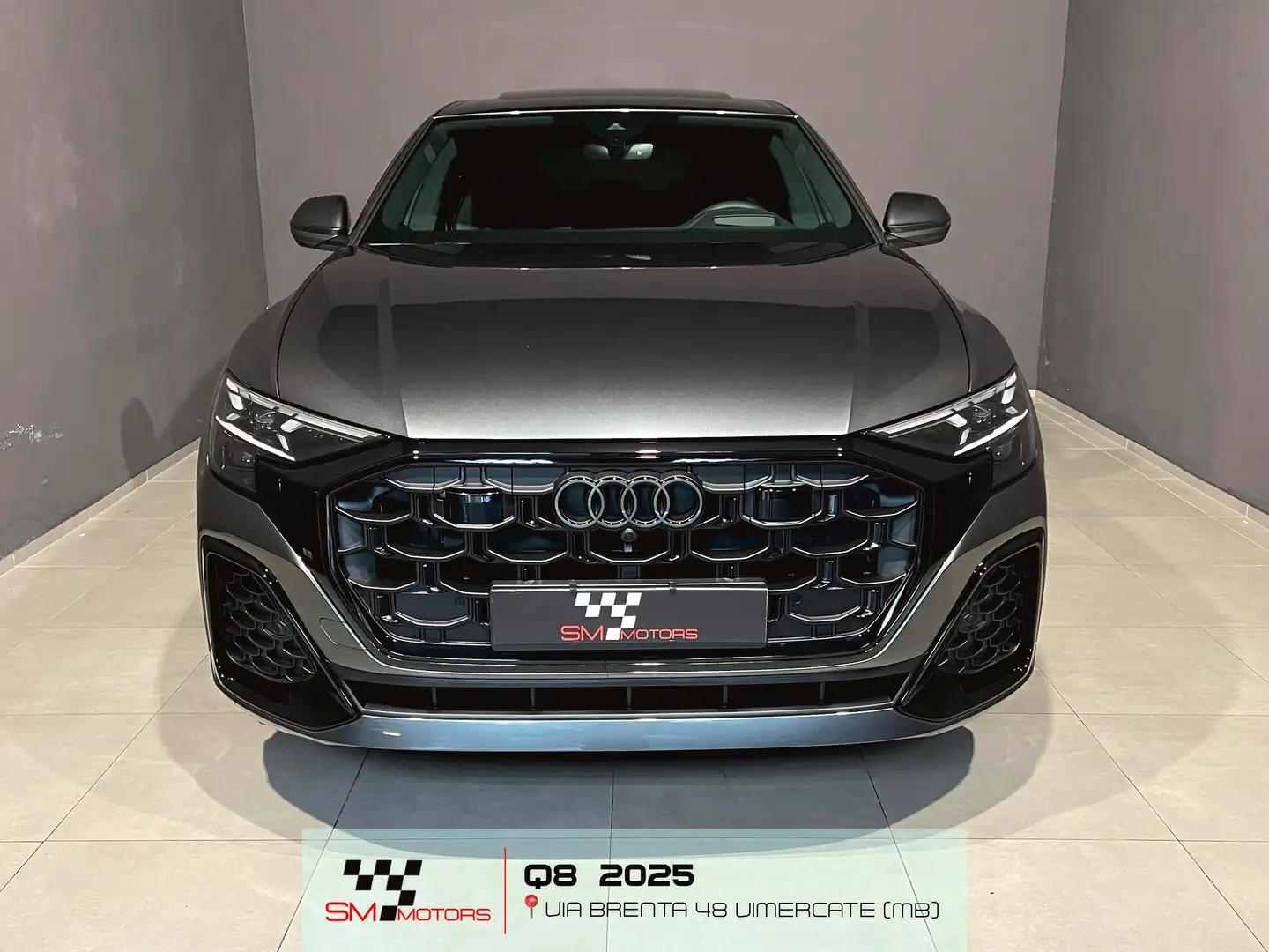 Audi Q8 3.0 tdi mhev S line edition 286cv PRONTA CONSEGNA Gris - 2
