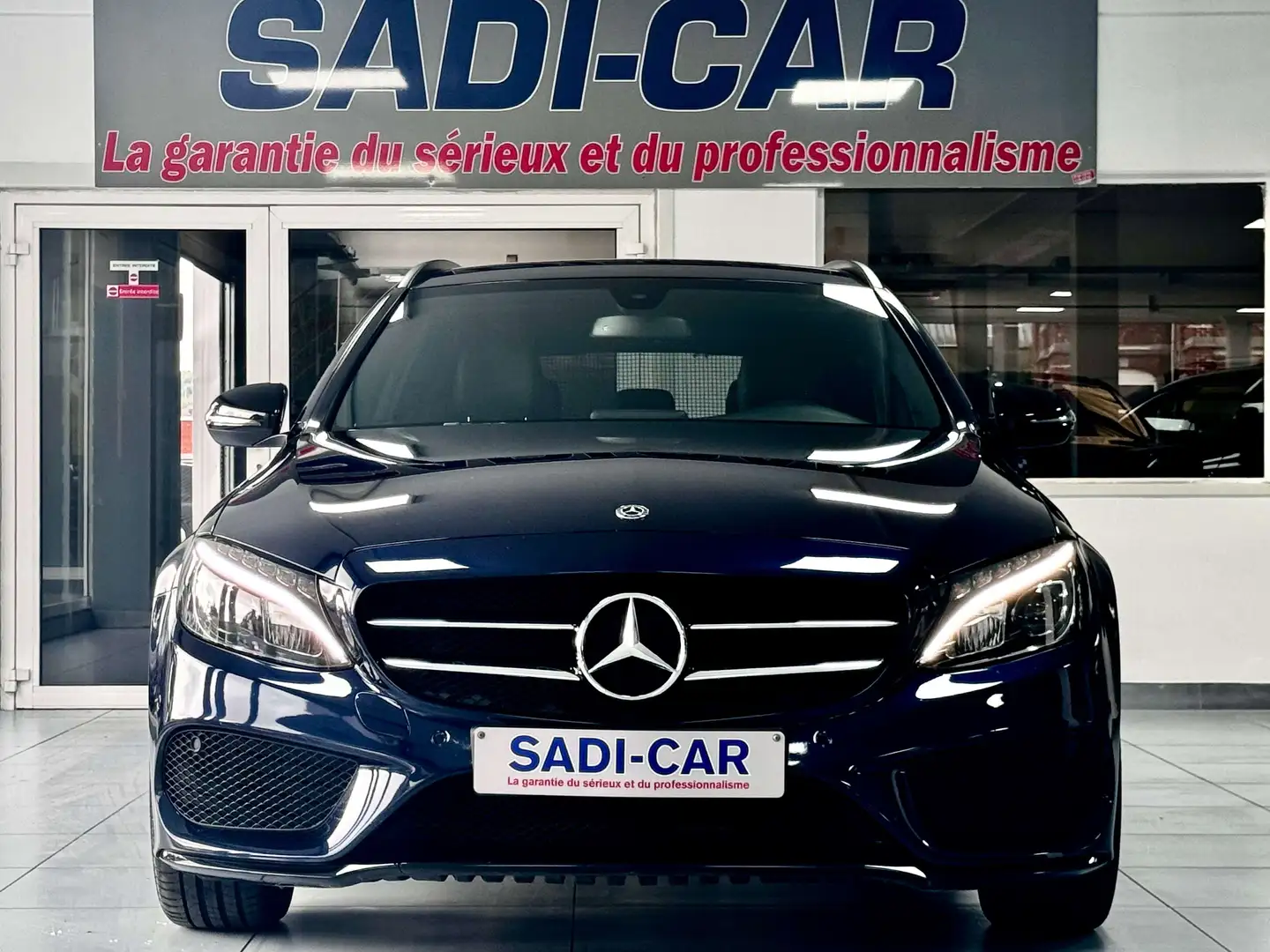 Mercedes-Benz C 180 d 115cv Break - AMG LINE EDITION Bleu - 2