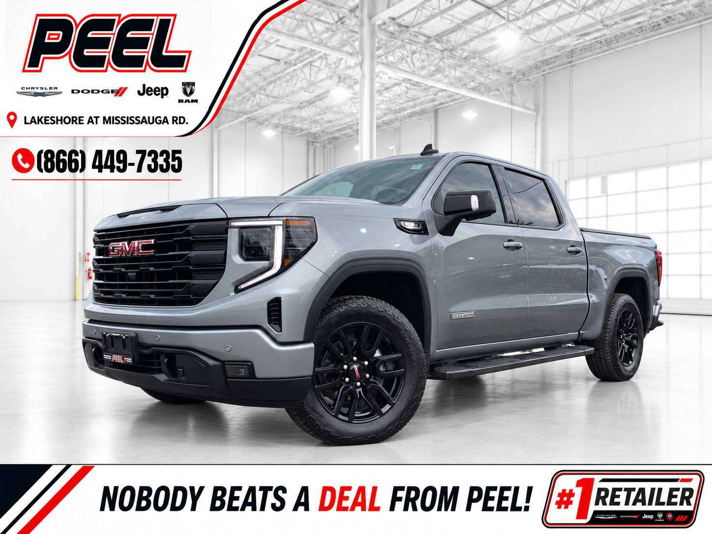 Gray 2025 GMC Sierra 1500 Pickup Truck Four-Wheel Drive Automatic
