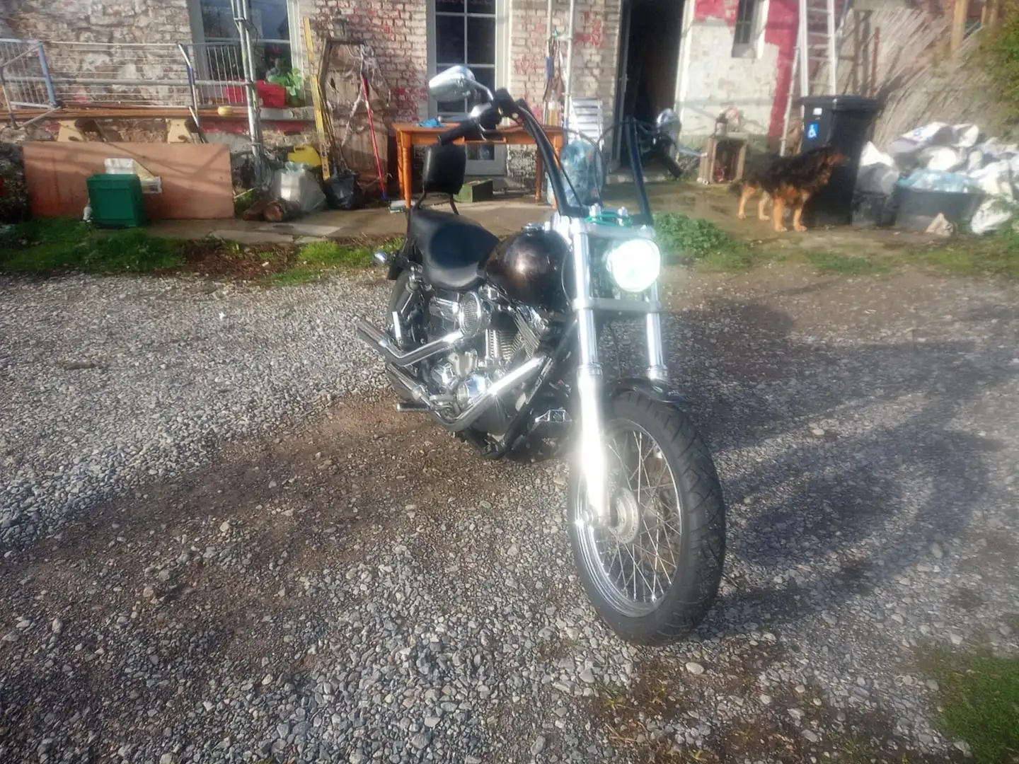 Harley-Davidson Dyna Super Glide Marrón - 1