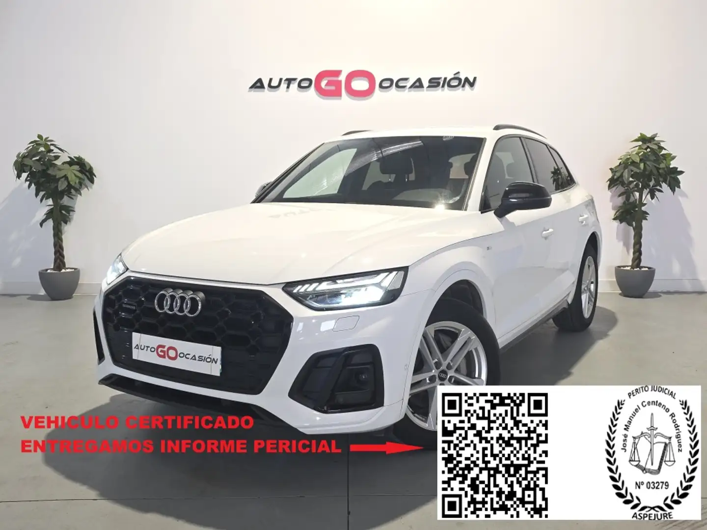 Audi Q5 55 TFSIe S line quattro-ultra S tronic Blanco - 1