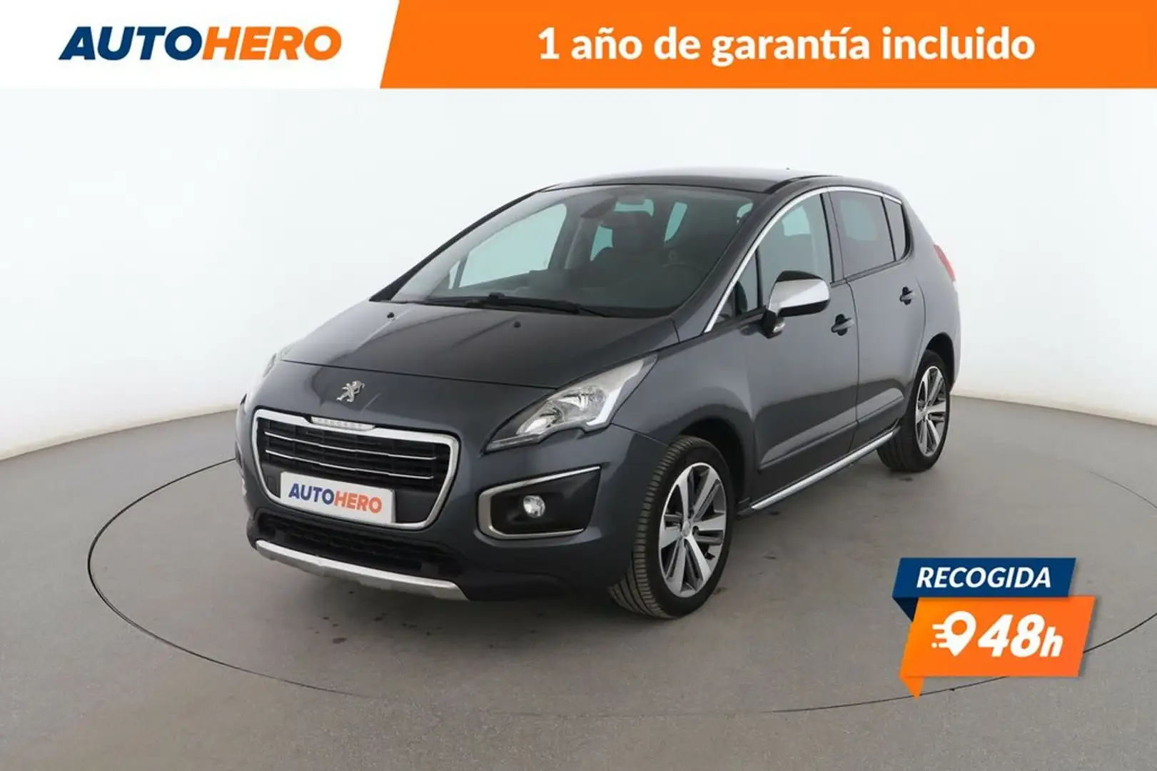 Peugeot 3008 1.6 Blue-HDi Allure Gris - 1