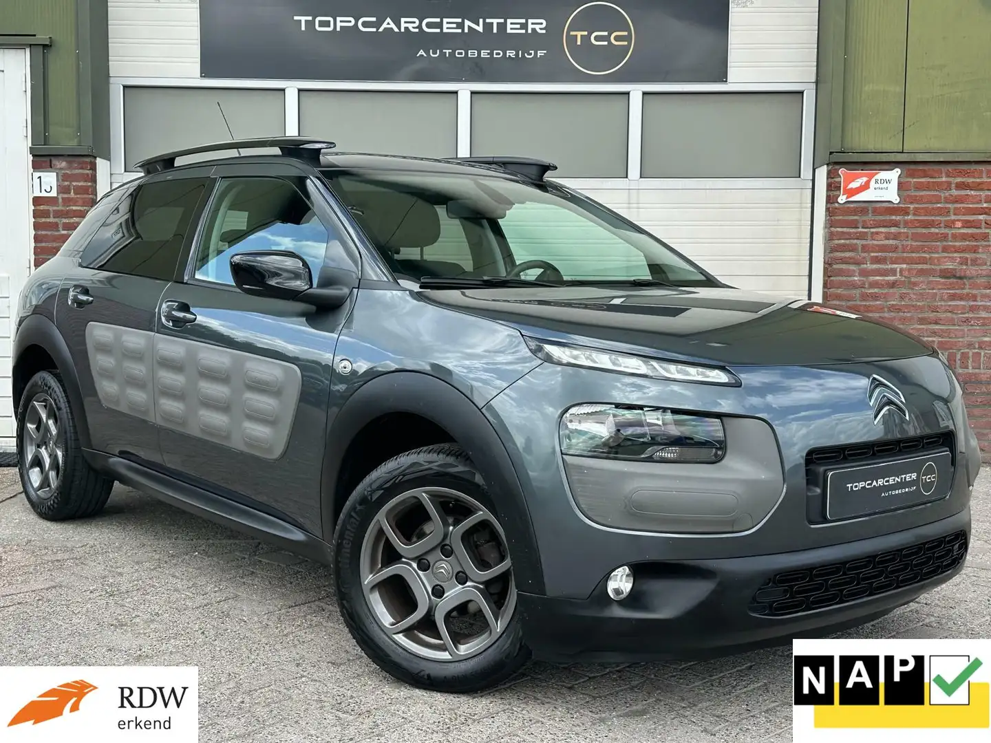 Citroen C4 Cactus 1.2 e-VTi Shine/AIRCO/CAMERA/PARKS/APK/NAP Szürke - 1