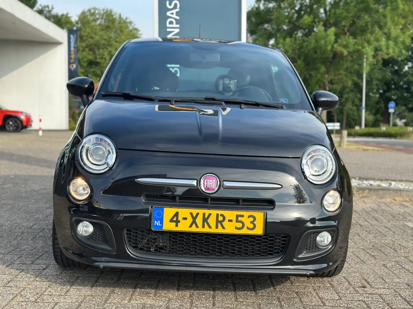 Fiat 500 0.9 TwinAir T 500S Abarth Pack '' Airco - Elektris Nero - 2