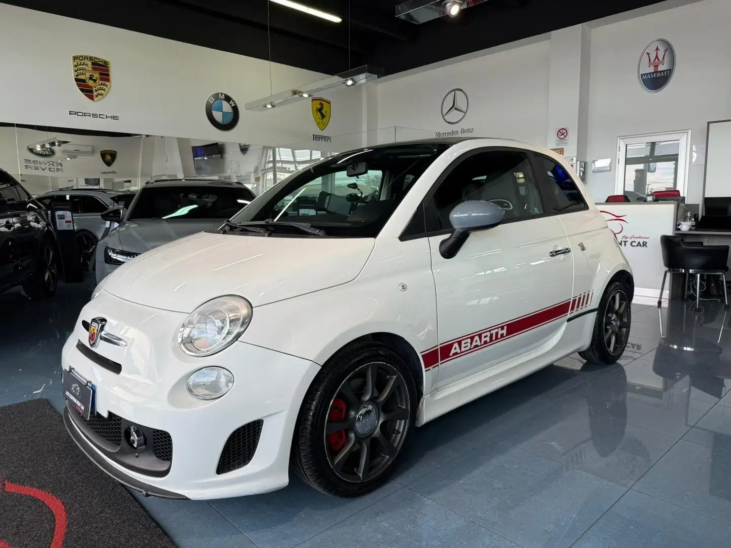Abarth 500C 500C/595C 1.4 16v t. t-jet 140cv MTA Weiß - 2