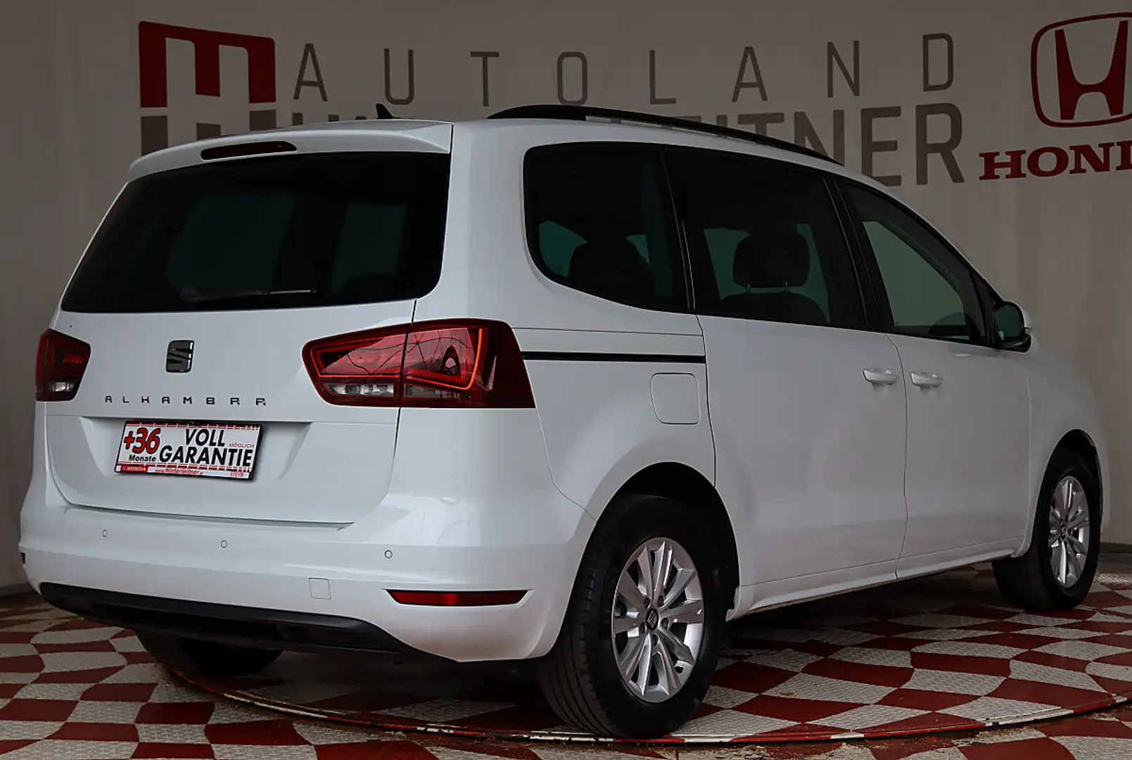 SEAT Alhambra 2,0 TDI / 7-SITZER / AHV / ACC / NAVI / PDC Weiß - 2