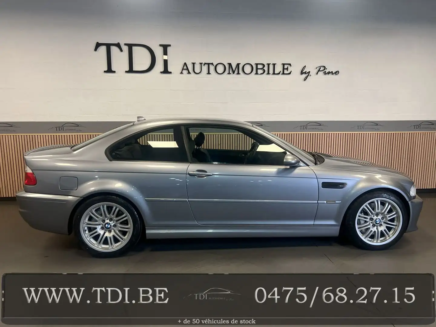 BMW M3 3.2i 24v*Coupé*Boîte Manulle*FREE TAXE* Grijs - 2