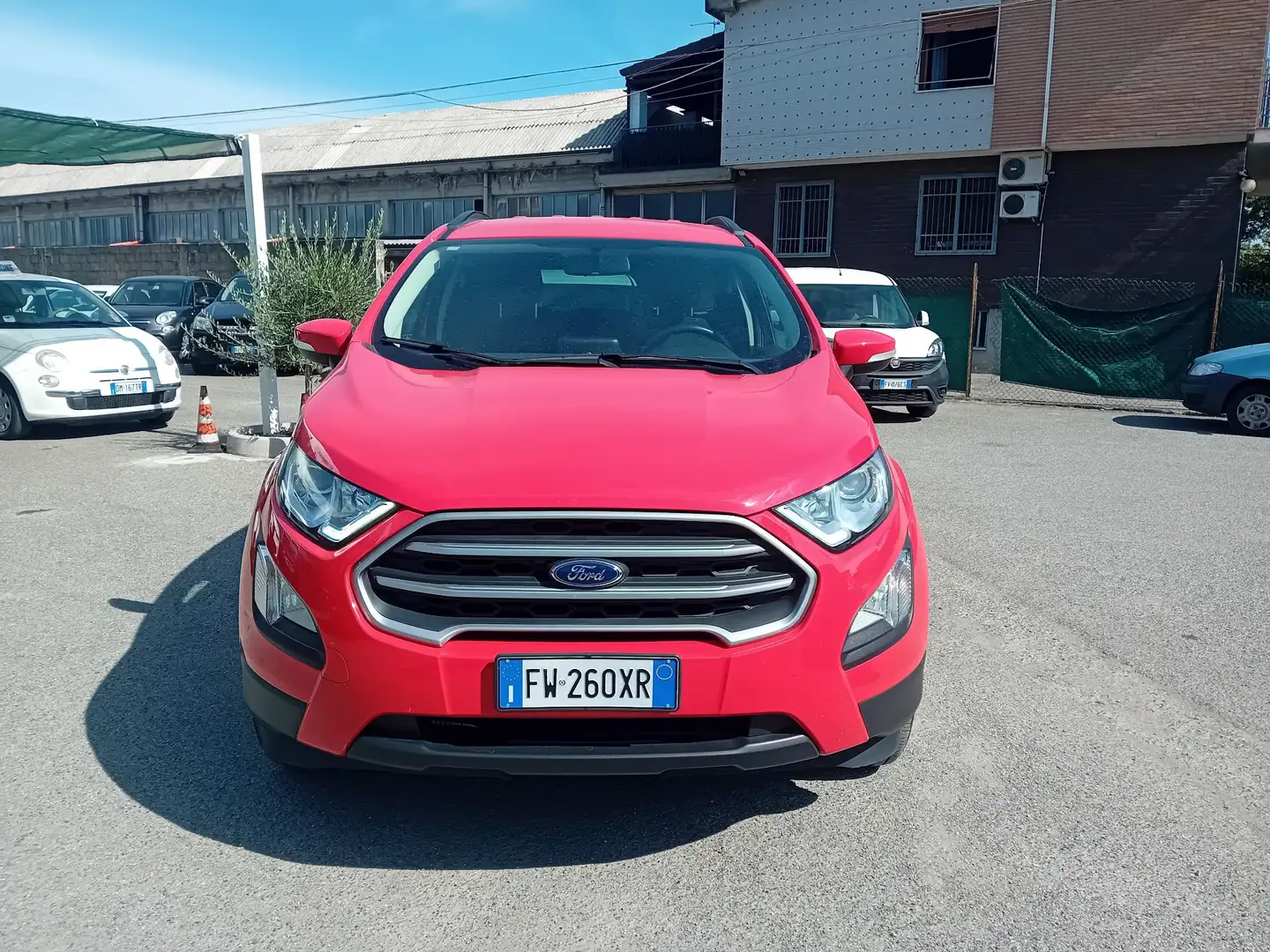 Ford EcoSport EcoSport 2018 1.0 ecoboost GPL 100cv my19 Czerwony - 1