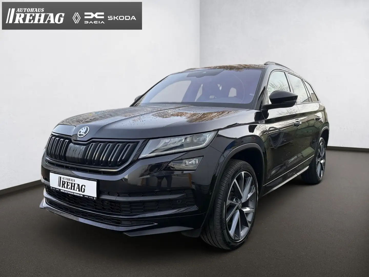 Skoda Kodiaq Sportline 2,0 TDI DSG 4X4 *AHK*PANO*CANTON*ACC*WKR* Schwarz - 2