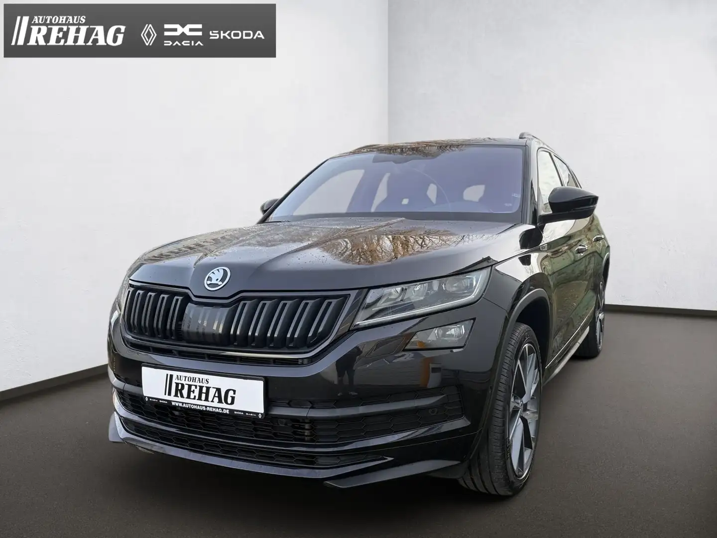 Skoda Kodiaq Sportline 2,0 TDI DSG 4X4 *AHK*PANO*CANTON*ACC*WKR* Schwarz - 1