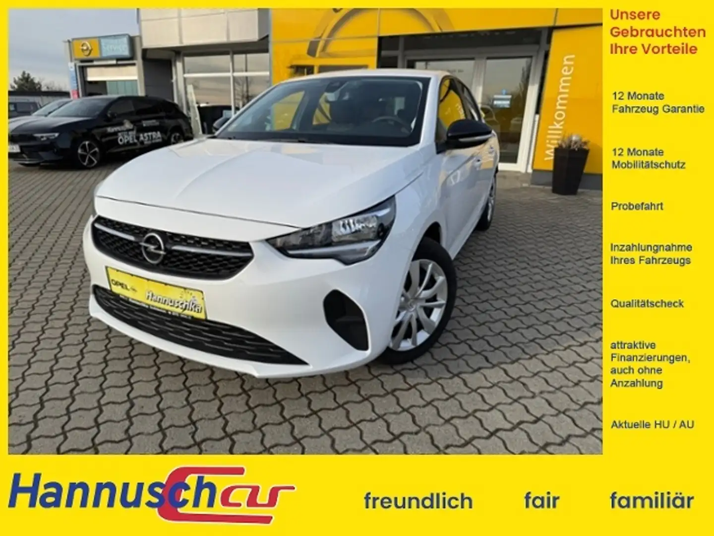 Opel Corsa F e Edition Weiß - 1