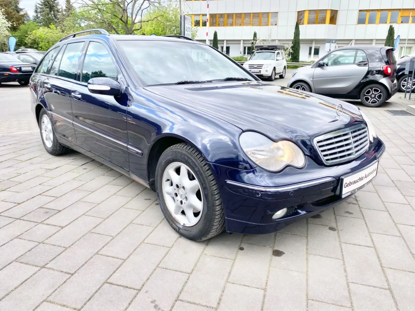 Mercedes-Benz C 200 T Kompressor,Automatik,Schiebedach,Navi, Kék - 2