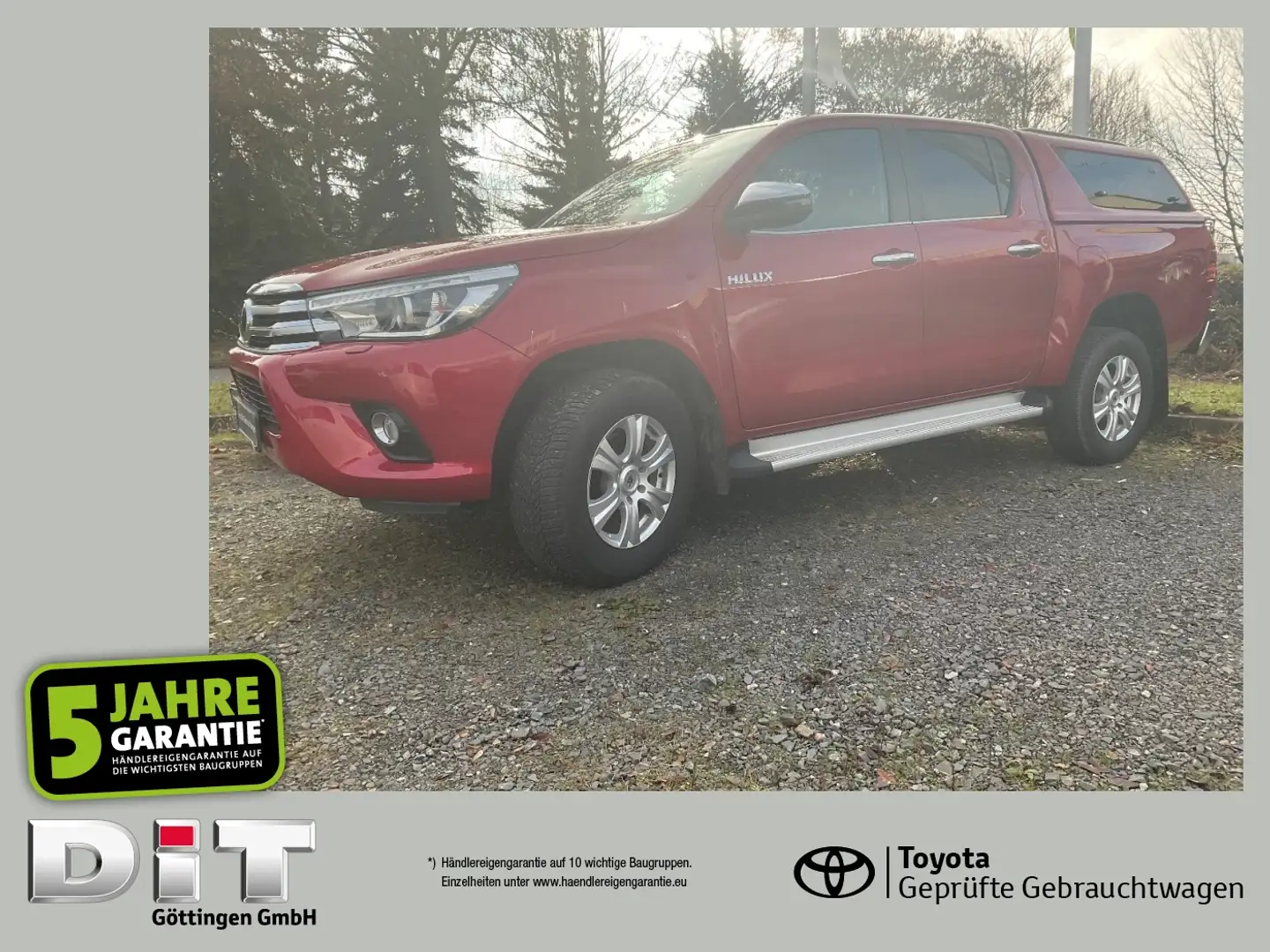 Toyota Hilux 2.4 D-4D Double Cab LED+Navi+SHZ+Kam.+LM Rot - 1