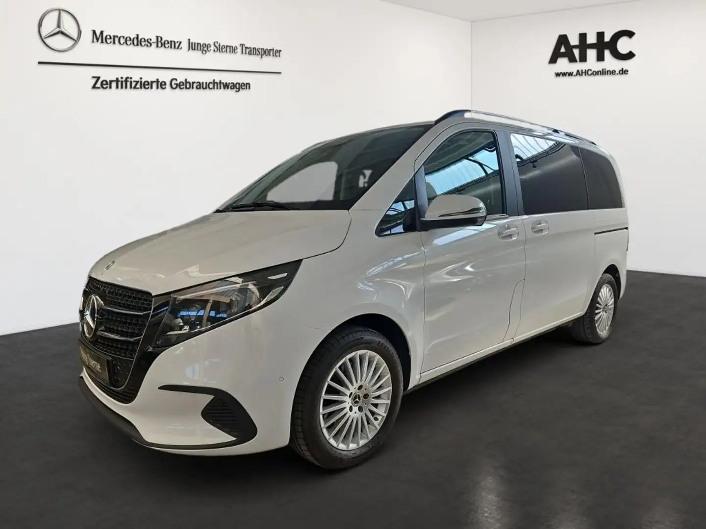 Mercedes-Benz V 220 Style kompakt 7 Sitze 2,5t AHK 360° Kamera Weiß - 1