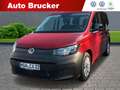 Volkswagen Caddy 5-Sitzer 2.0 TDI+Anhängerkupplung+Radio+Sitzheizun Rot - thumbnail 1