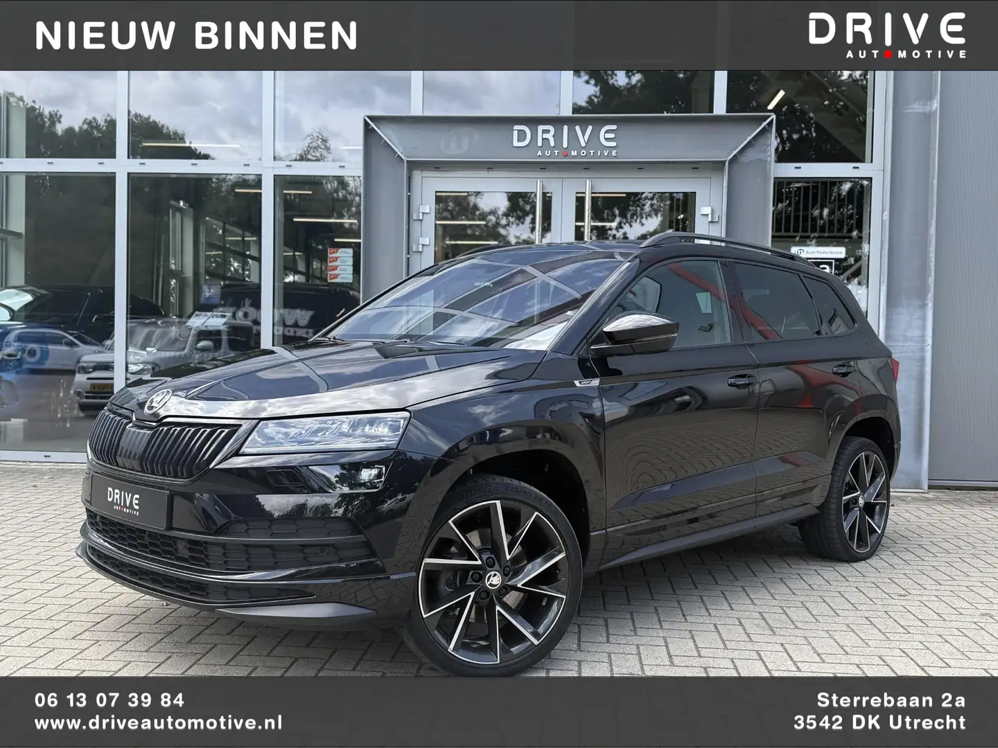 Skoda Karoq 1.5 TSI ACT Sportline Business Ad.Cruise|Canton|19 Zwart - 1
