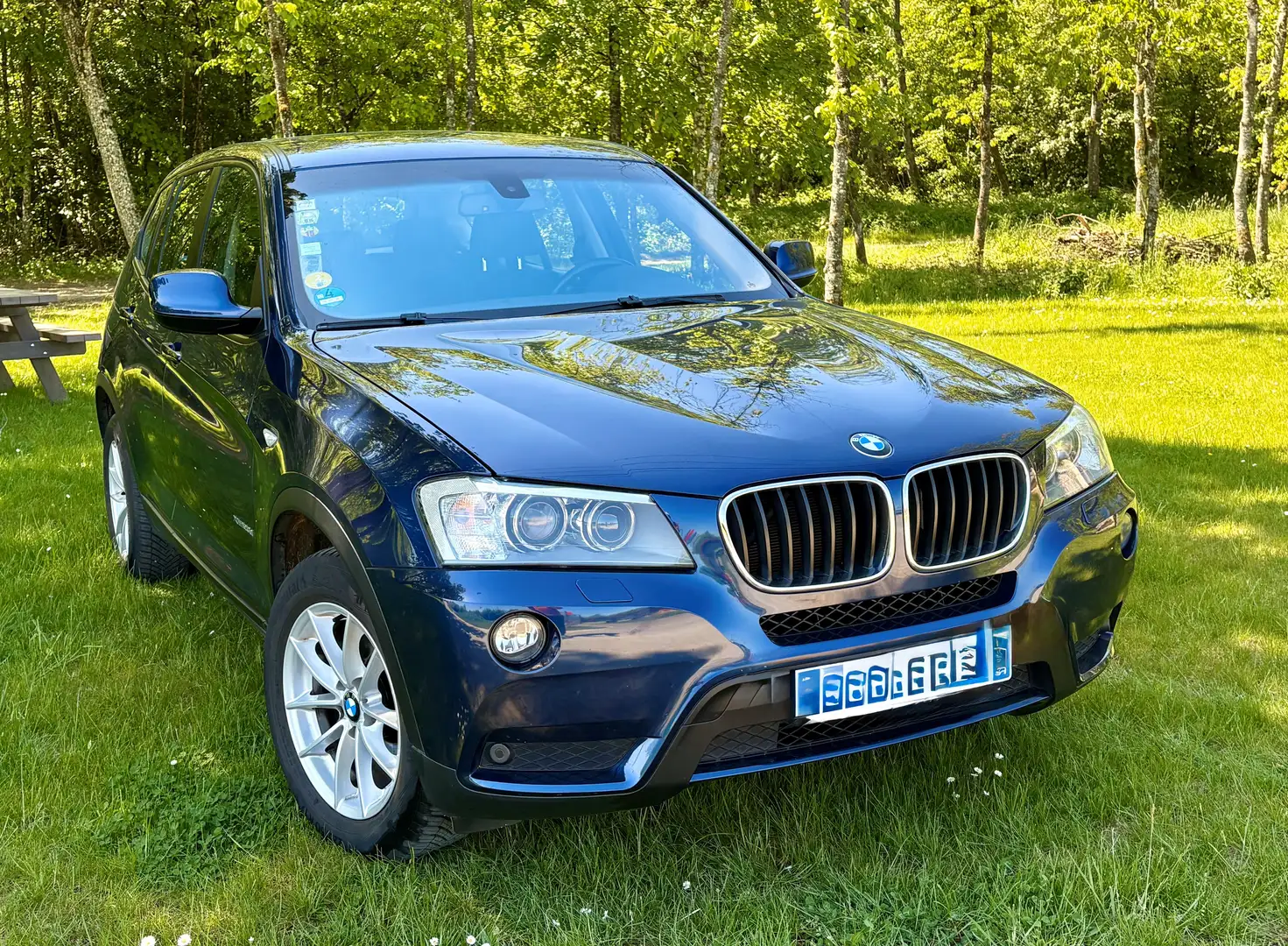 BMW X3 X3 xDrive20d Aut. Bleu - 1