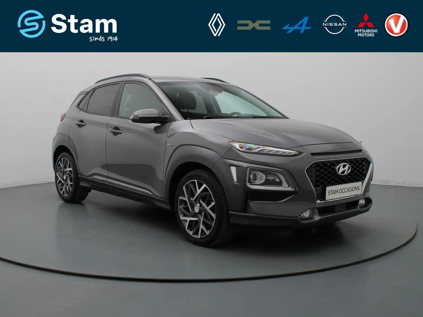 Hyundai KONA 140pk GDI HEV Premium Automaat Krell | Camera | Ad Gris - 1
