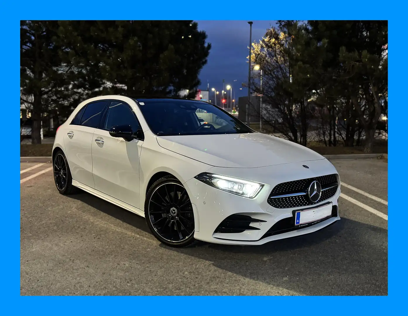 Mercedes-Benz A 250 AMG Line | Night | Panorama | HUD | 360° | MBUX Navi | Burmester Weiß - 1