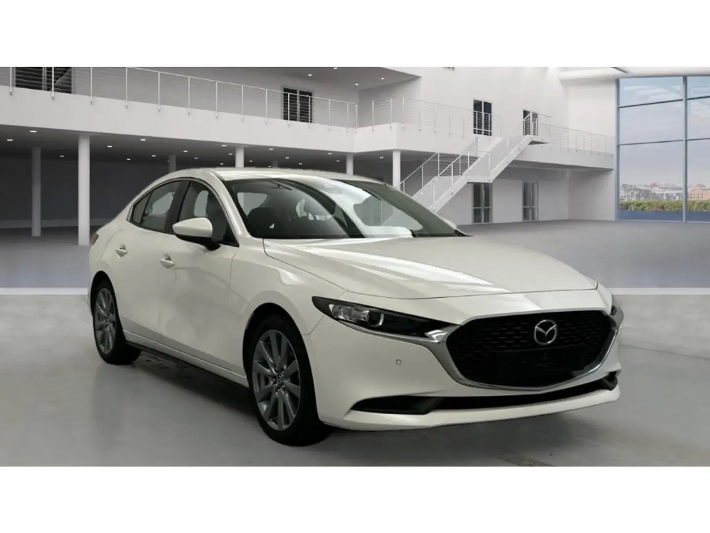 Mazda 3 Exclusive-Line SKYACTIV-G 2.0 MHEV HUD LED Navi Weiß - 2
