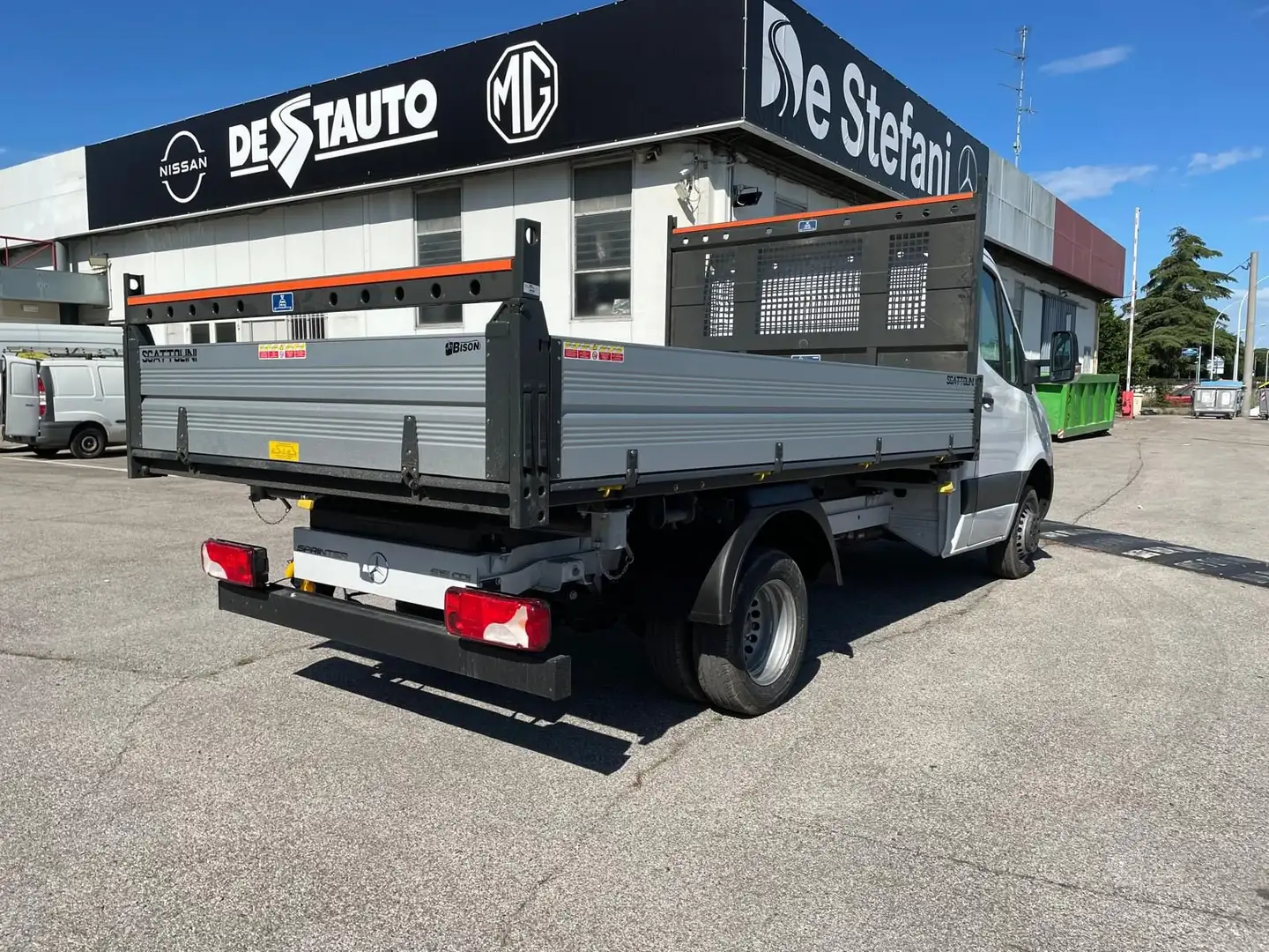 Mercedes-Benz Sprinter Sprinter Telaio con Cassone Ribaltabile Bianco - 2