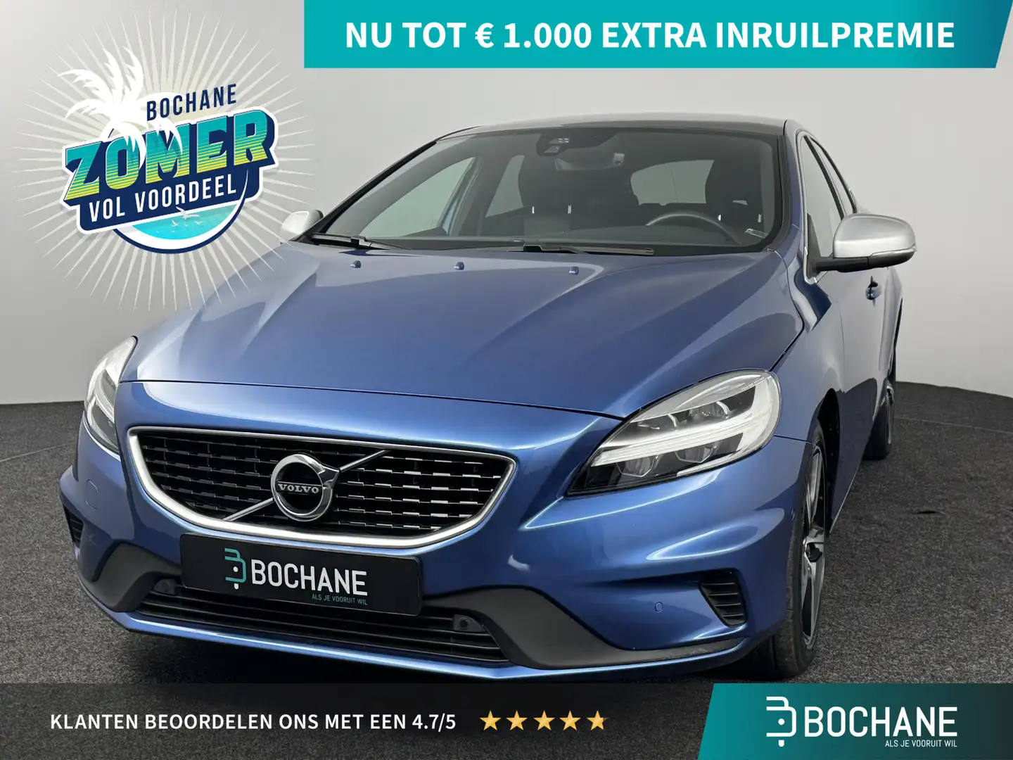 Volvo V40 1.5 T3 Polar+ Sport AUTOMAAT | AFNEEMBARE TREKHAAK Azul - 1