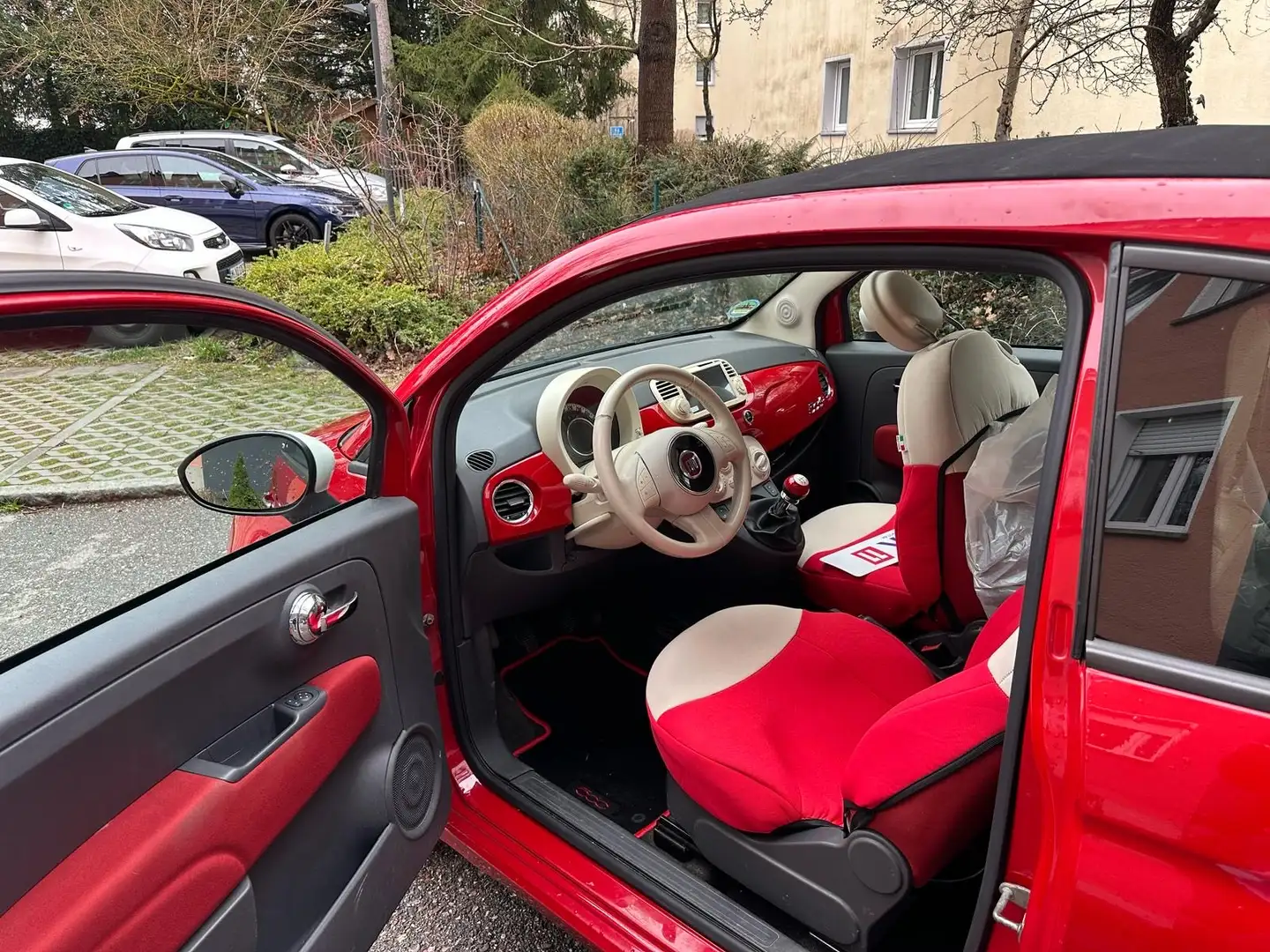 Fiat 500C 1.2 Rot - 2