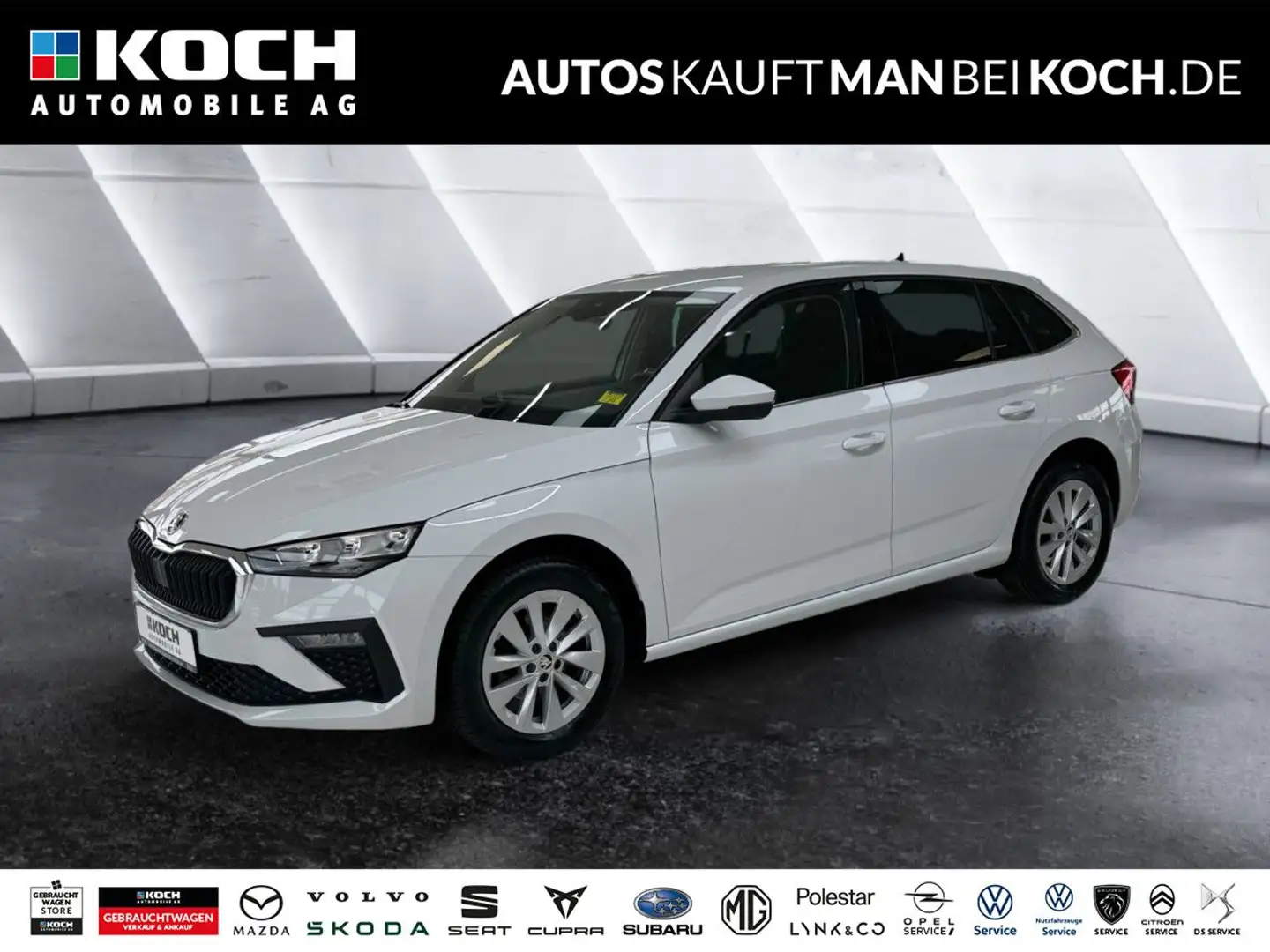 Skoda Scala 1.5 TSI DSG SELECTION LED SITZHEIZ APP PDC Weiß - 1