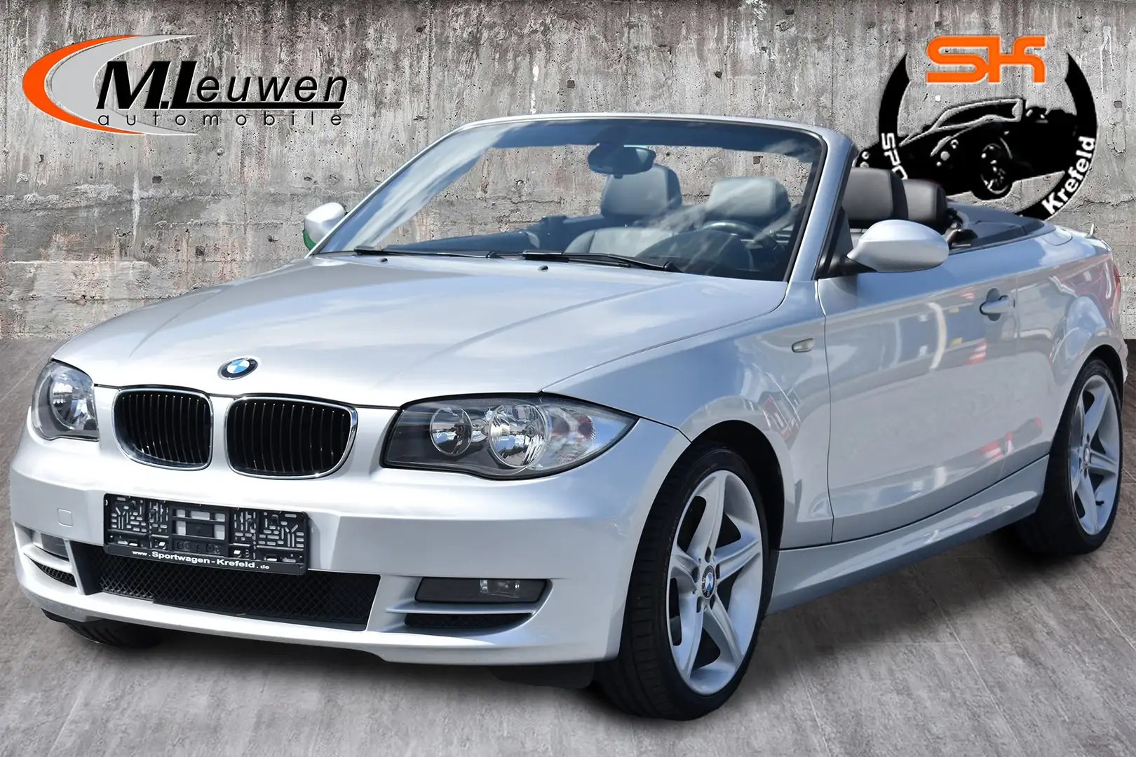 BMW 120 120i Cabrio *LEDER*ALU*PDC*SHZG*KLIMA* Grau - 1