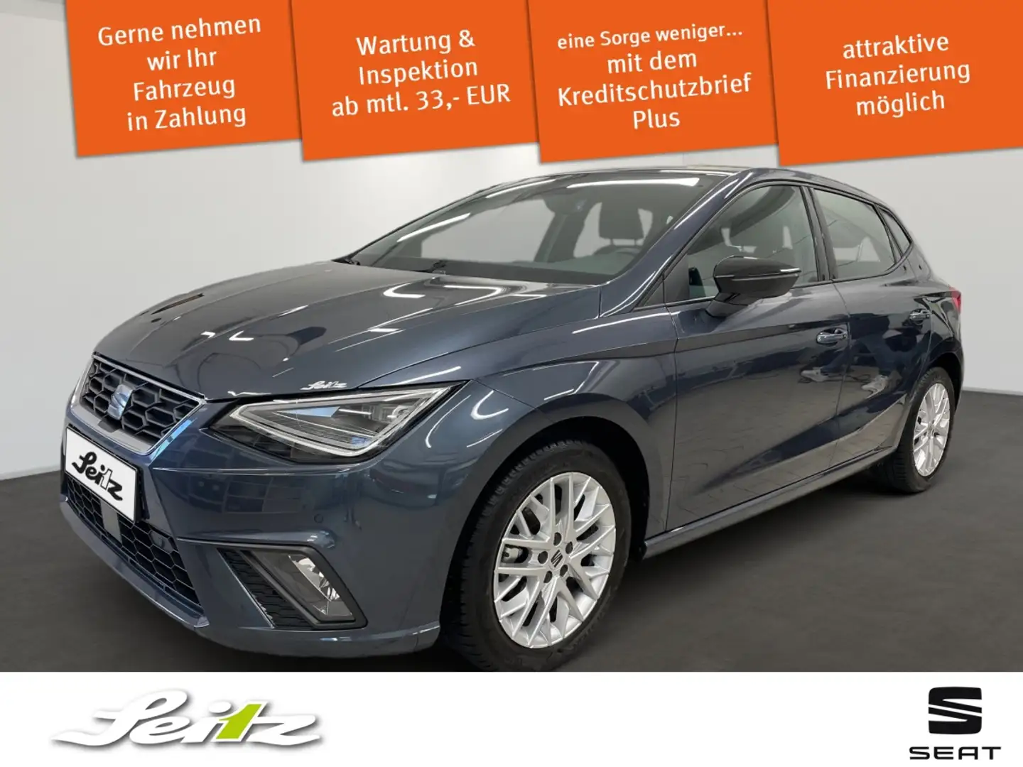 SEAT Ibiza 1.0 TSI FR *KAMERA*NAVI*SITZH* Gris - 1