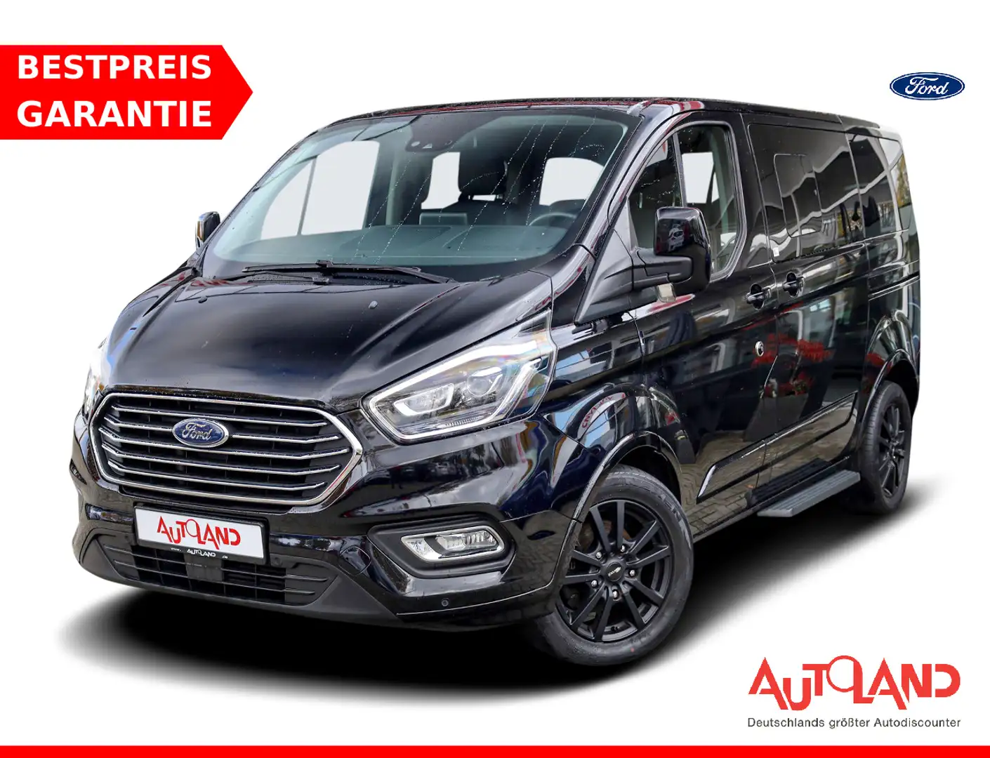 Ford Tourneo Custom 2.0 Titanium ACC DAB Navi Xenon Noir - 1