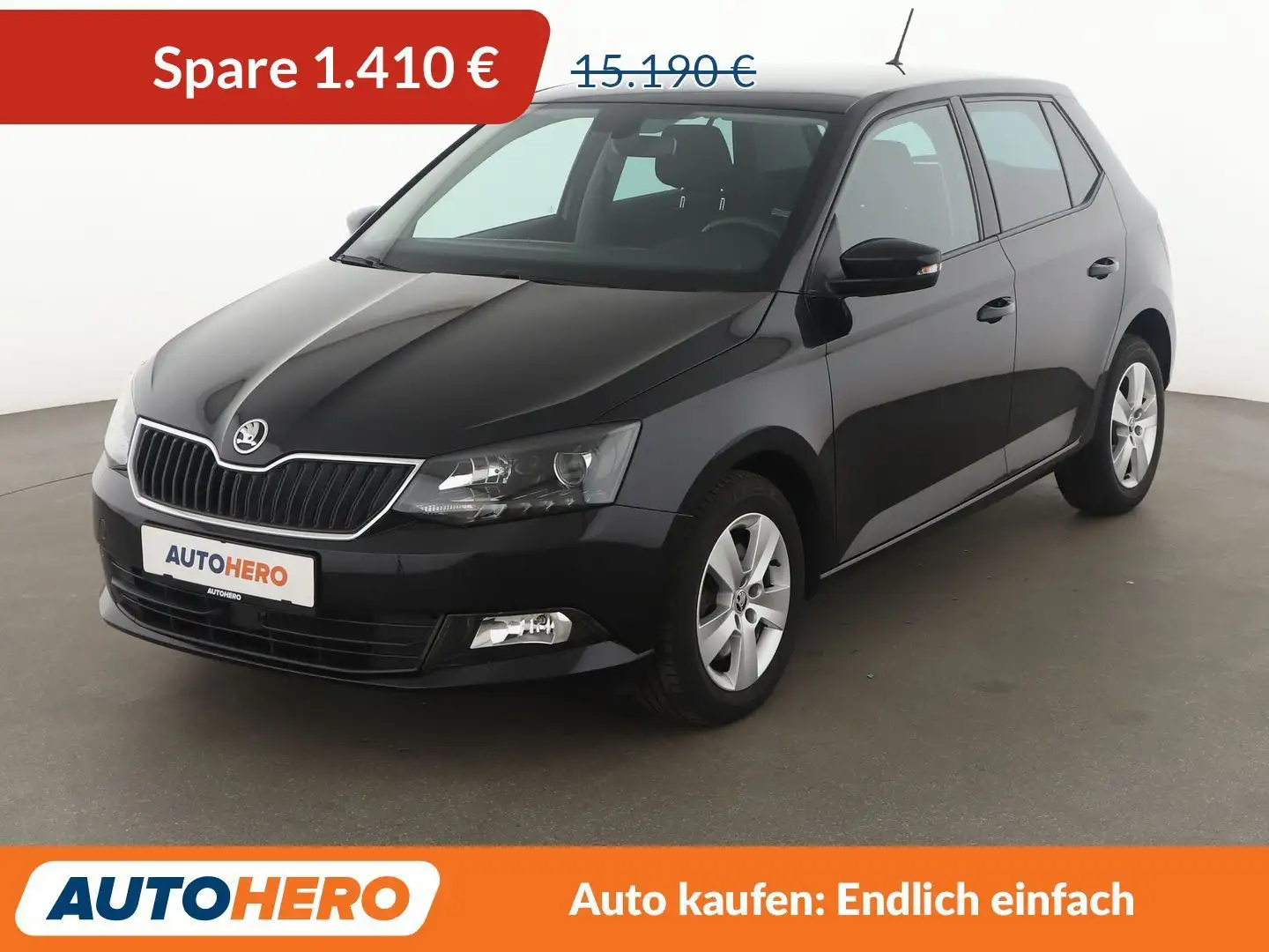 Skoda Fabia 1.2 TSI Style Aut.*NAV*TEMPO*PDC*SHZ Schwarz - 1
