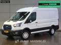 Ford E-Transit Elektrisch 68kWh 317km WLTP L2H2 Navi Airco Cruise Blanc - thumbnail 1
