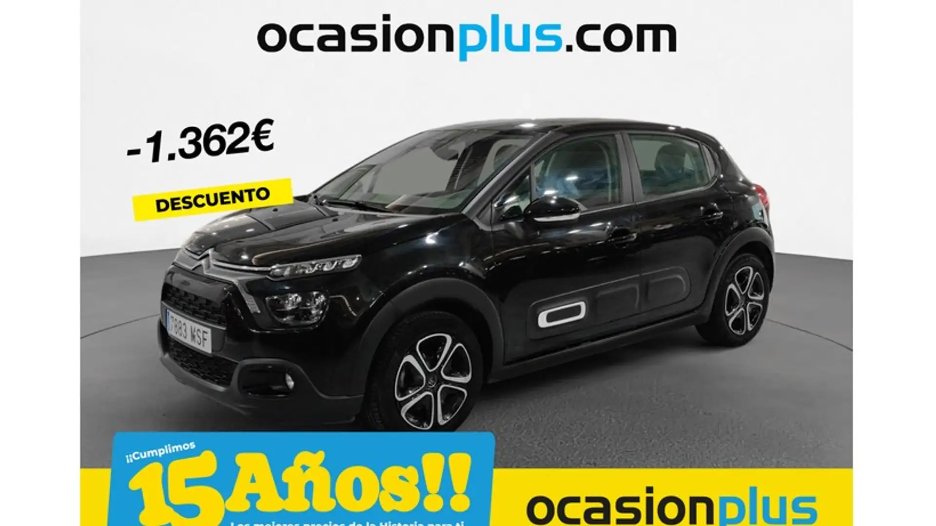 Citroen C3 Origin 1.5BlueHDi S&S Plus 100 Zwart - 1