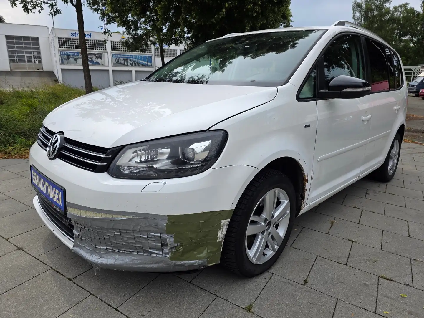 Volkswagen Touran Trendline Blanc - 2