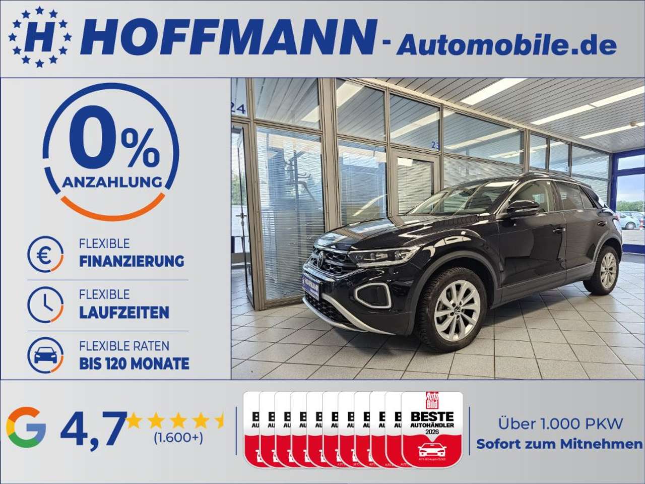 Volkswagen T-Roc 2025 — Life Navi,LED,Kamera,App-Connect,Sitzh.