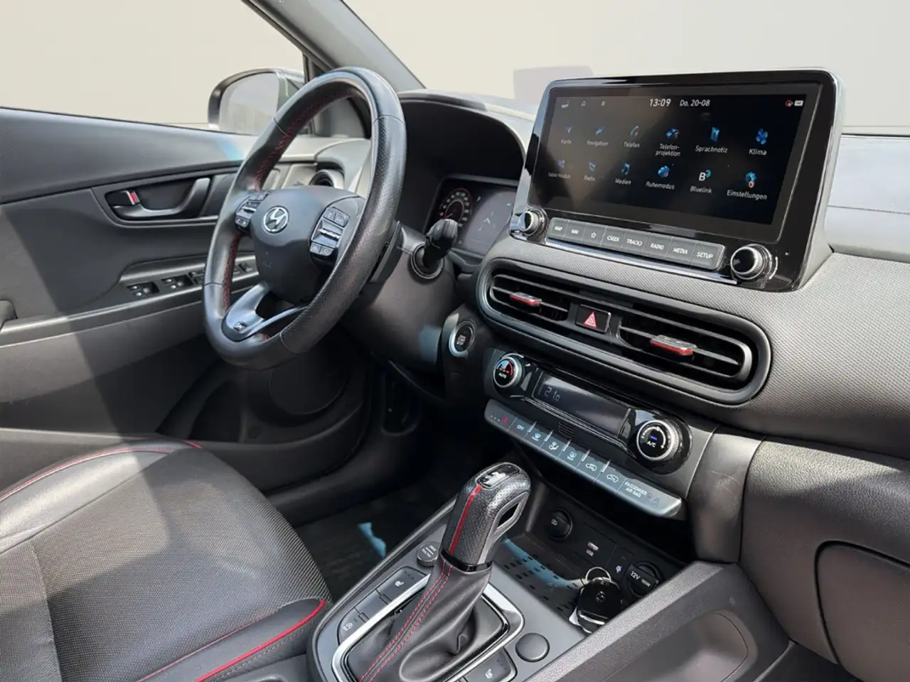 Hyundai Kona N Line 4WD HUD+Schiebdach+Krell+LED+Kamera+SHZ+Lea, миниатюра 14