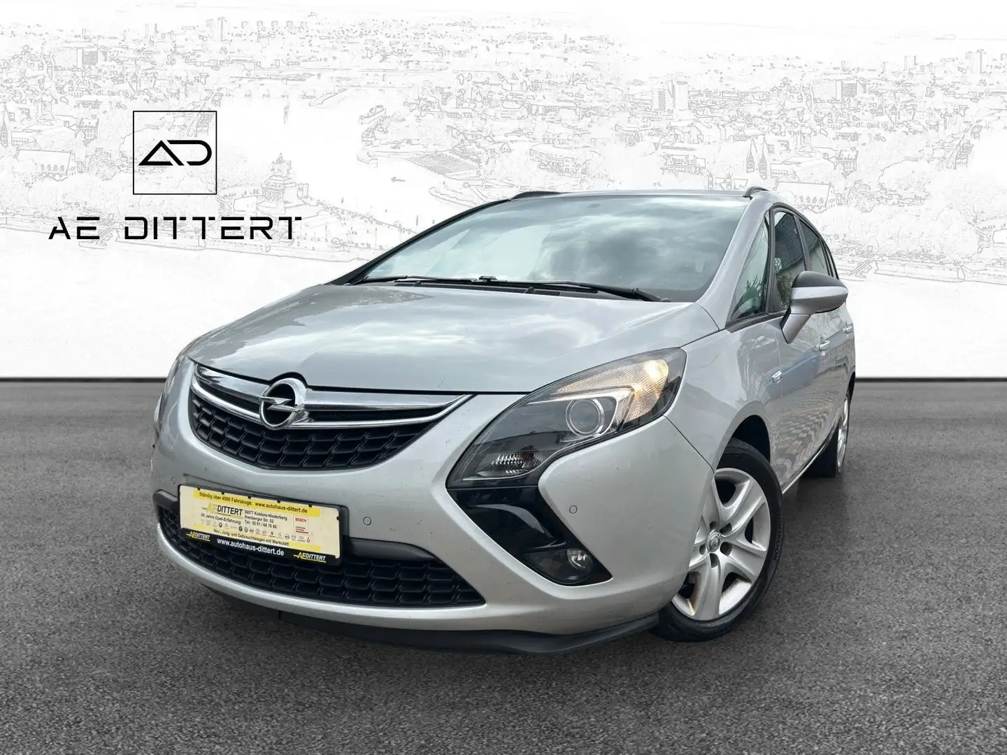 Opel Zafira C Tourer Edition+7Sitze+PP+Navi+FlexFix Argent - 1