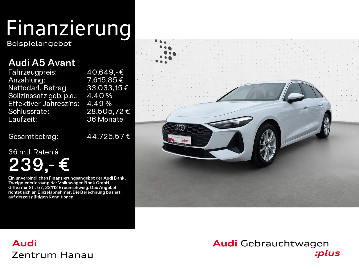 Audi A5 TFSI*LED*NAVI*KAMERA*17ZOLL*SHZ Weiß - 1