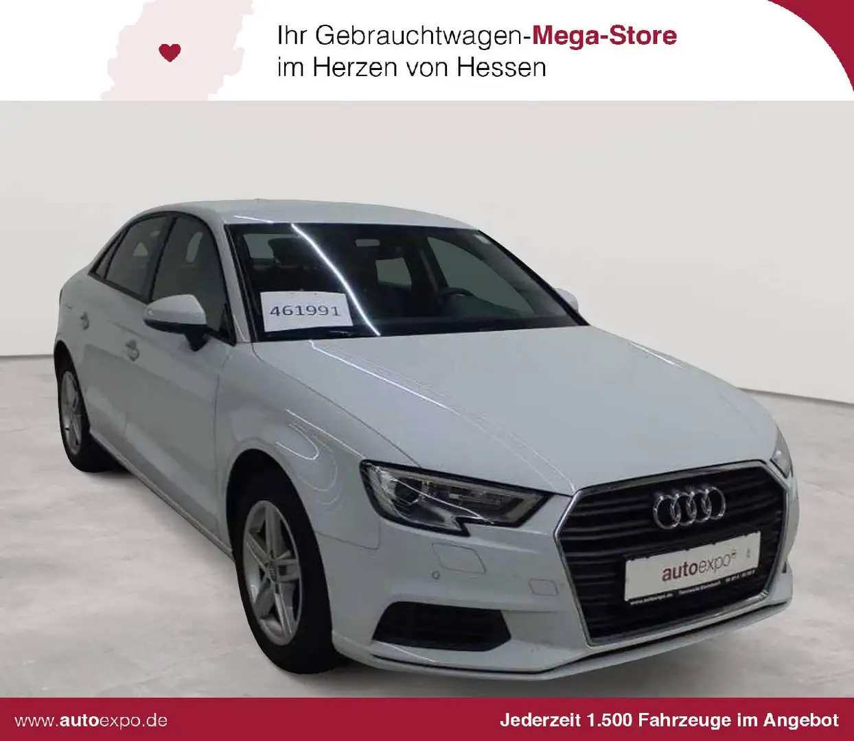 Audi A3 A3 30 TFSI Limousine Navi PDC SHZ Leder Weiß - 1