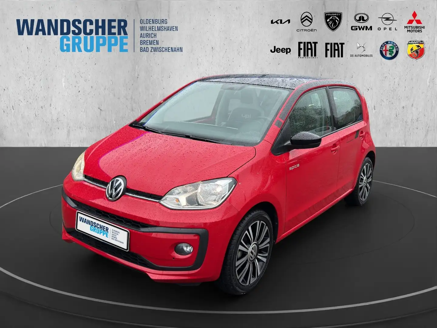 Volkswagen up! 1.0 BMT spice SHZ+PDC+Winterp.+Facelift Rouge - 1
