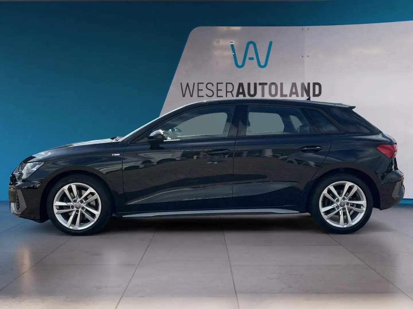 Audi A3 Sportback 35 TDI S LINE ACC VIRTUAL KEYLESS Negro - 2