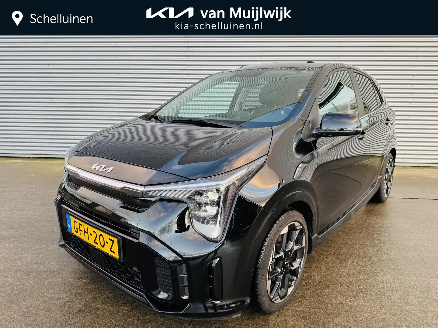 Kia Picanto 1.0 DPI GT-Line Automaat | All season banden ! | 9 Noir - 1