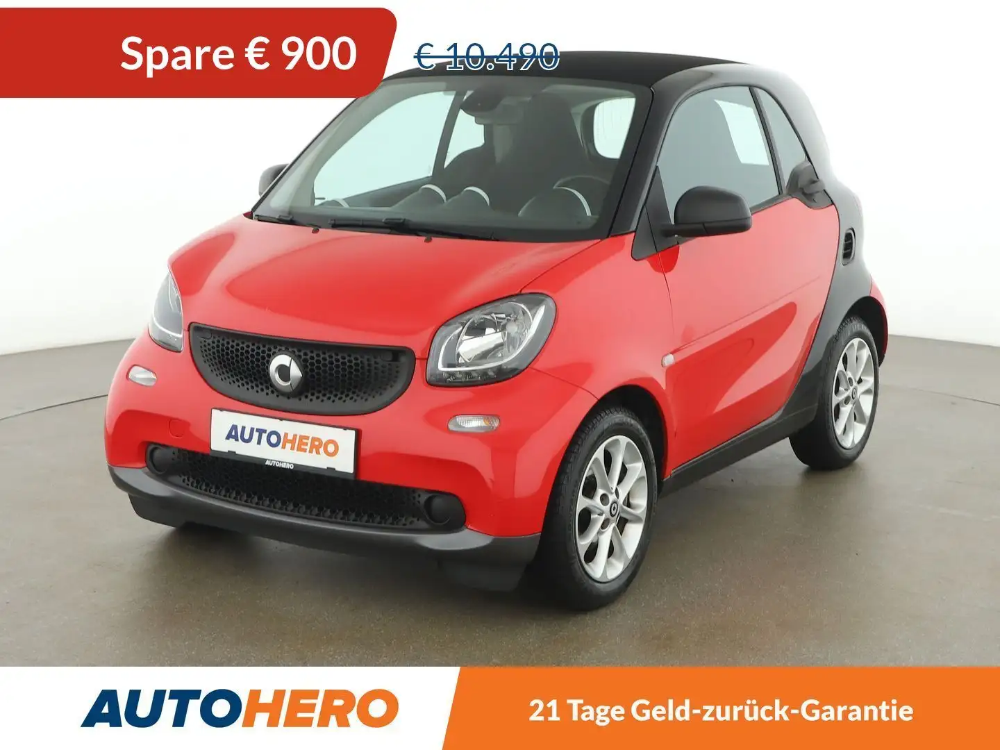 smart forTwo 1.0 Basis *TEMPO*KLIMA*GARANTIE* Roşu - 1