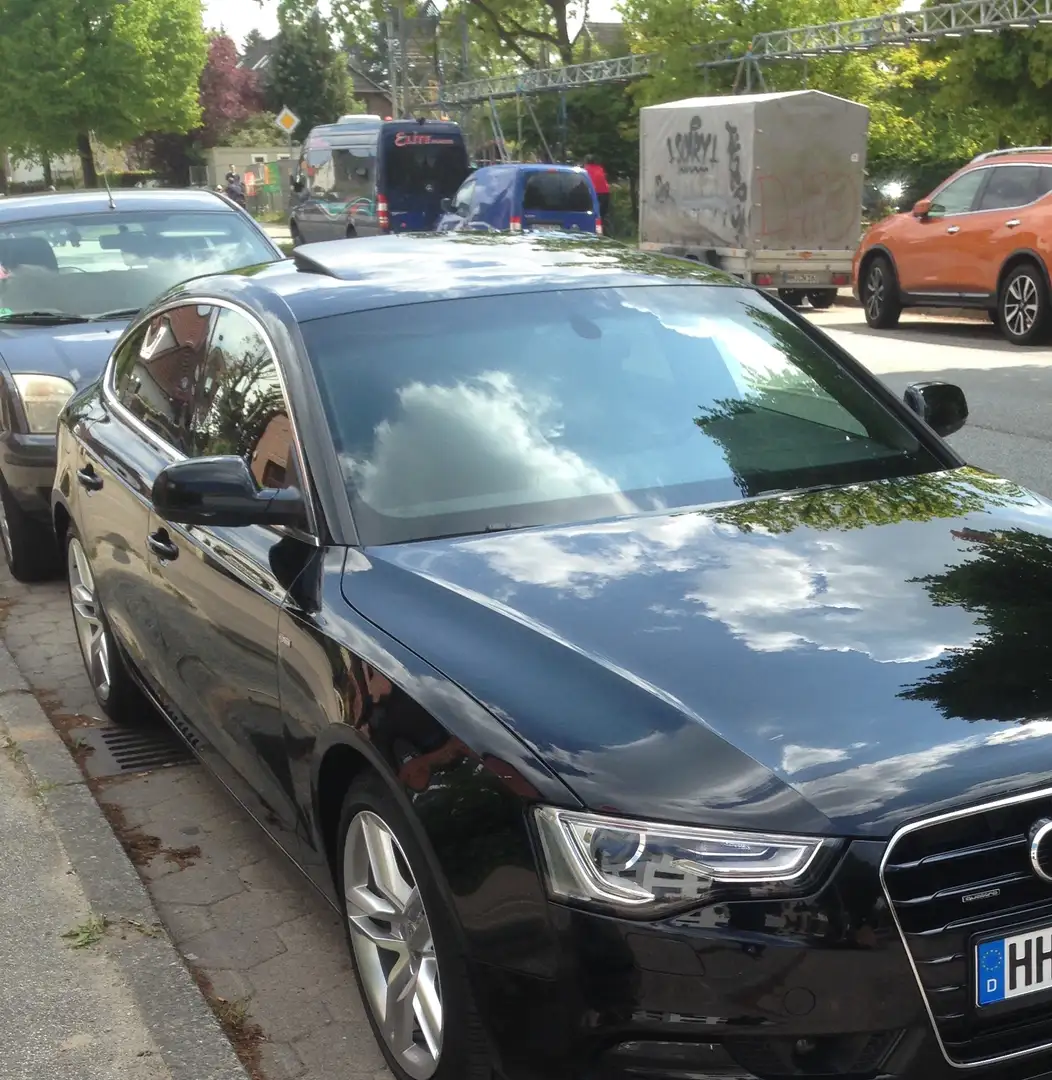Audi A5 3.0 TDI Sportback (clean die.) quat. DPF Sline Schwarz - 1