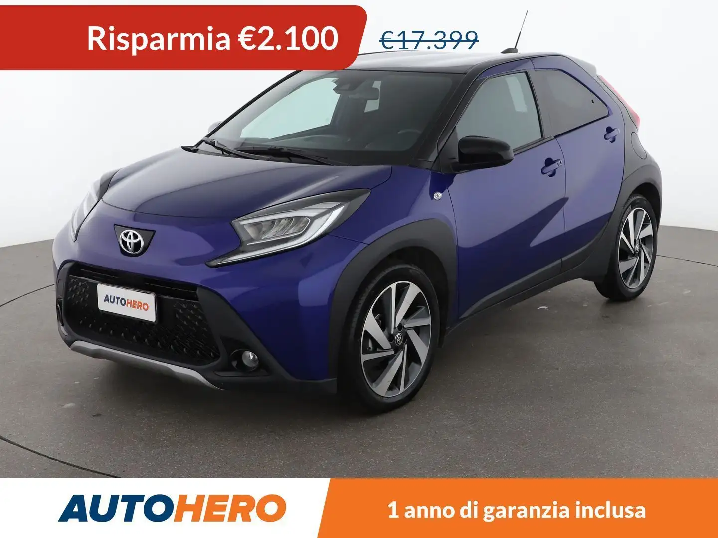 Toyota Aygo X 1.0 Lounge 72 CV Blu/Azzurro - 1