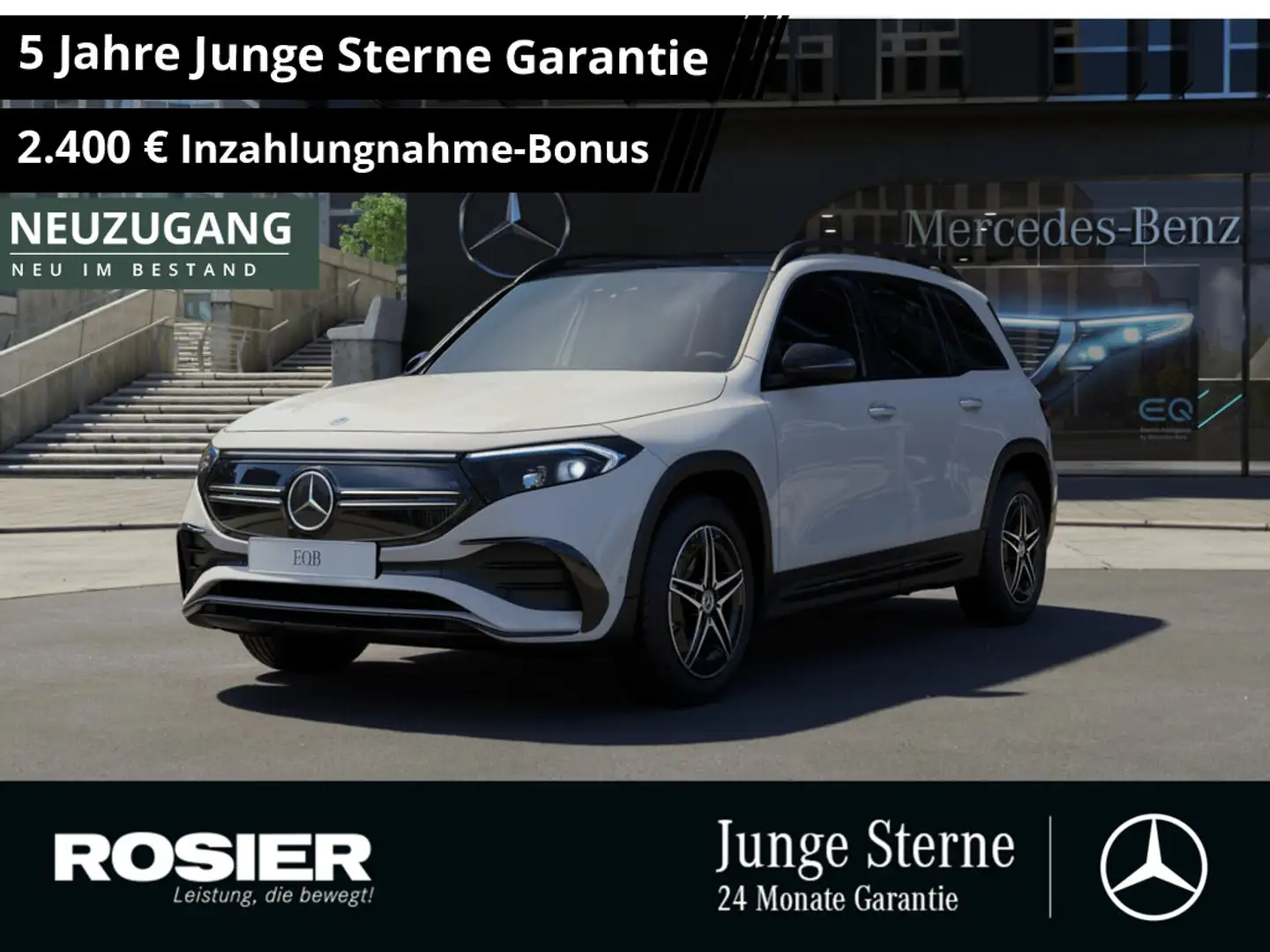 Mercedes-Benz EQB 350 4M AMG Sport Advanced+ Distr. LED Pan Blanc - 1